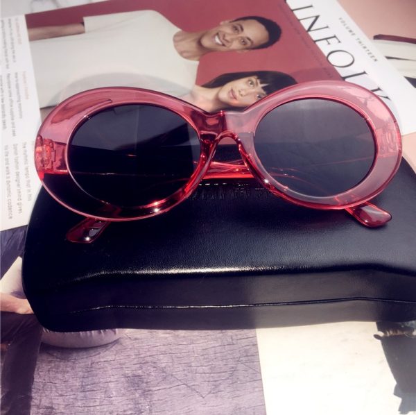 Hip-Hop Style Oval Sunglasses Inspired by Burijie Bridge and G-Dragon â€“ Trendy Alien Glasses for Y2K Fashion Lovers