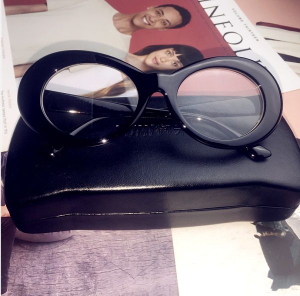 Hip-Hop Style Oval Sunglasses Inspired by Burijie Bridge and G-Dragon â€“ Trendy Alien Glasses for Y2K Fashion Lovers