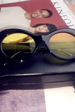 Hip-Hop Style Oval Sunglasses Inspired by Burijie Bridge and G-Dragon â€“ Trendy Alien Glasses for Y2K Fashion Lovers