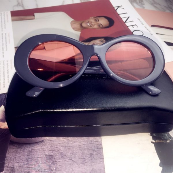 Hip-Hop Style Oval Sunglasses Inspired by Burijie Bridge and G-Dragon â€“ Trendy Alien Glasses for Y2K Fashion Lovers
