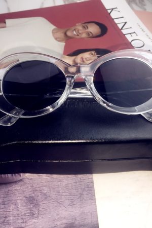 Hip-Hop Style Oval Sunglasses Inspired by Burijie Bridge and G-Dragon â€“ Trendy Alien Glasses for Y2K Fashion Lovers