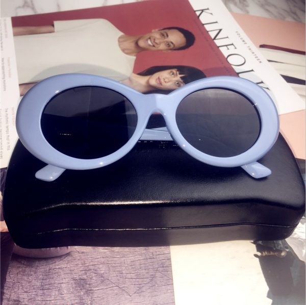 Hip-Hop Style Oval Sunglasses Inspired by Burijie Bridge and G-Dragon â€“ Trendy Alien Glasses for Y2K Fashion Lovers