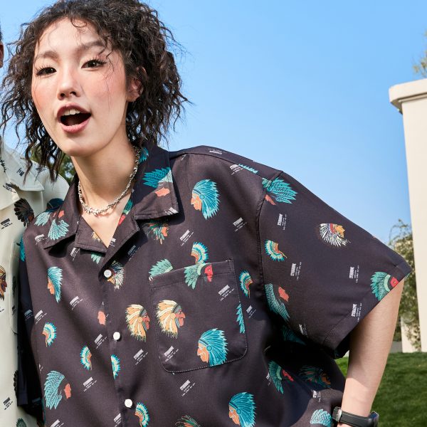 Ice Silk Cool Feel Hawaiian Short Sleeve Floral Shirt - Vintage Unisex 2025 Summer Style, Floral Print, Relaxed Fit, Tropical Vibes
