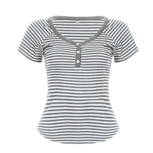 Korean Aesthetic Striped One-Shoulder Sheer Long Sleeve T-Shirt Top for Women - Lightweight Versatile Fashion Essential