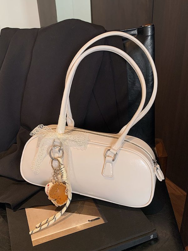 Korean Ballet-Style Underarm Bowling Bag - Women's Shoulder Bag for Spring/Summer 2025 Fashion Trend