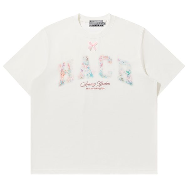 Korean Fairy Style Short Sleeve Sunscreen T-shirt - Cool Feeling Solona Tee for Summer, Playful Design, Perfect for Y2K Fashion