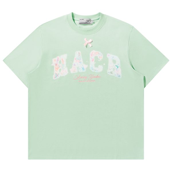 Korean Fairy Style Short Sleeve Sunscreen T-shirt - Cool Feeling Solona Tee for Summer, Playful Design, Perfect for Y2K Fashion