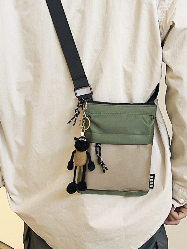 Korean Style Casual Crossbody Bag for Women - Trendy Portable Oxford Cloth Phone Bag for Spring/Summer 2025 Fashion