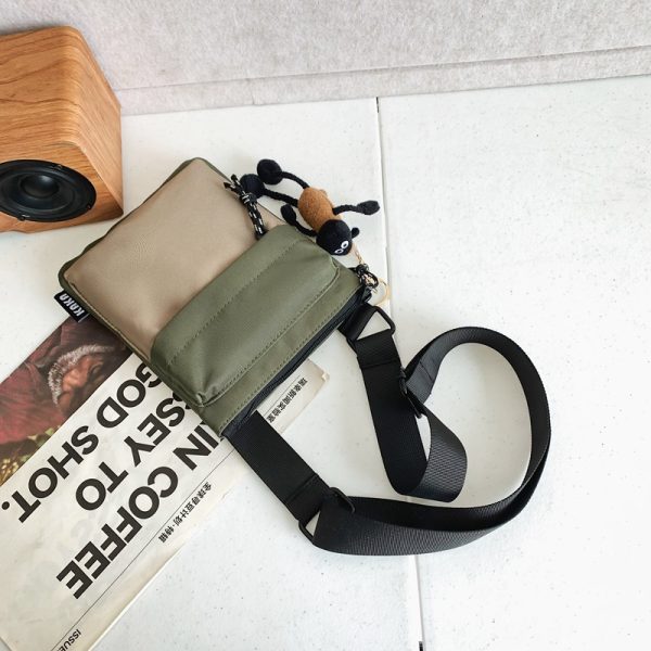 Korean Style Casual Crossbody Bag for Women - Trendy Portable Oxford Cloth Phone Bag for Spring/Summer 2025 Fashion