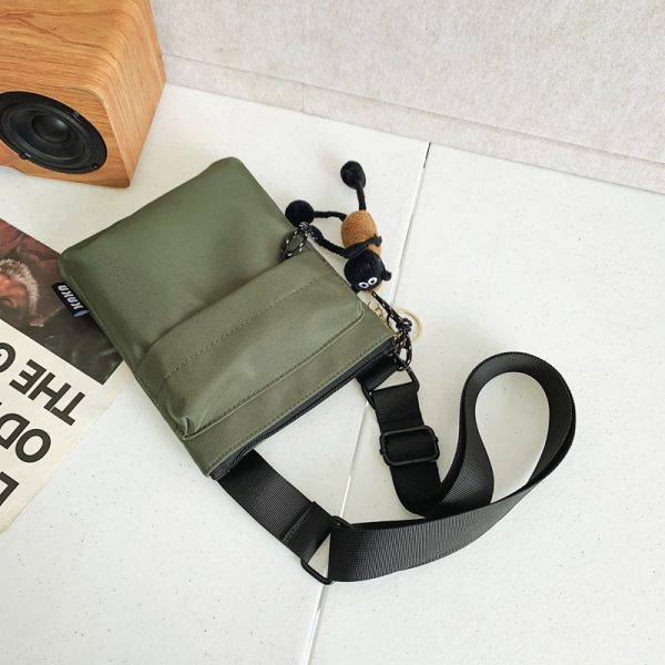 Korean Style Casual Crossbody Bag for Women - Trendy Portable Oxford Cloth Phone Bag for Spring/Summer 2025 Fashion