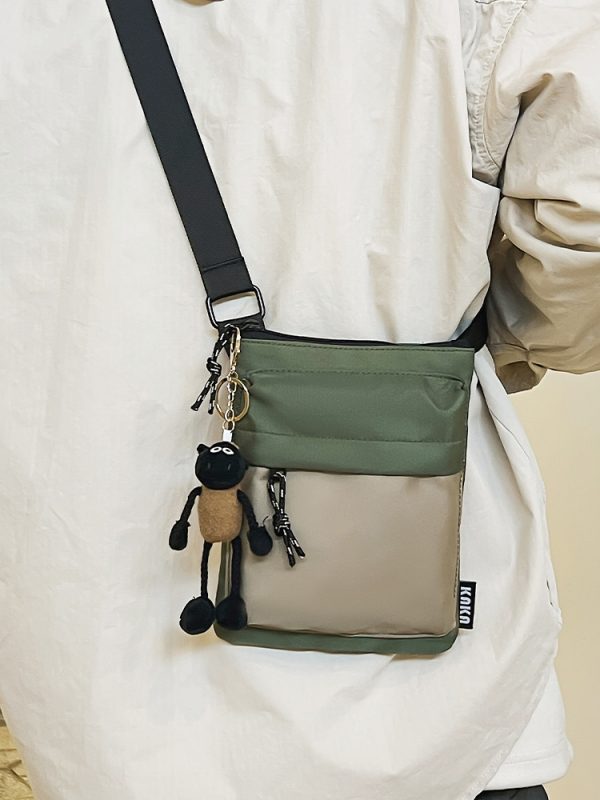 Korean Style Casual Crossbody Bag for Women - Trendy Portable Oxford Cloth Phone Bag for Spring/Summer 2025 Fashion