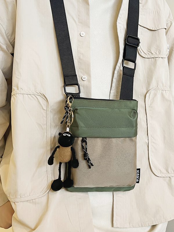 Korean Style Casual Crossbody Bag for Women - Trendy Portable Oxford Cloth Phone Bag for Spring/Summer 2025 Fashion