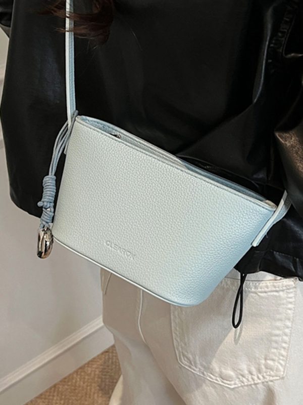 Korean Style Fashion Bucket Bag for Women, Trendy Versatile Shoulder Bag, 2025 Summer High-End Casual Accessory