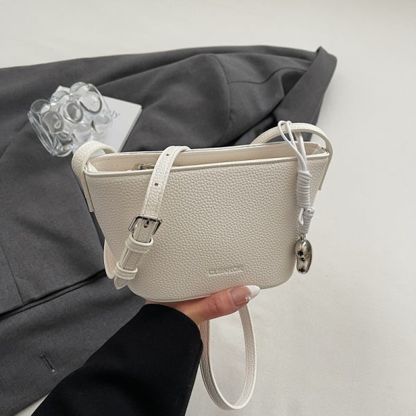 Korean Style Fashion Bucket Bag for Women, Trendy Versatile Shoulder Bag, 2025 Summer High-End Casual Accessory