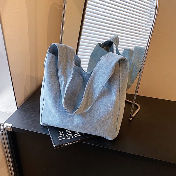 Korean Style High-End Leopard Print Shoulder Bag for Women - 2025 Summer Large Capacity Commuting Tote Bag