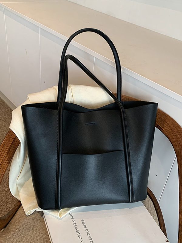 Korean Style Large-Capacity Tote Bag for Women - Fashionable Autumn/Winter 2025 Model for Work and Commuting