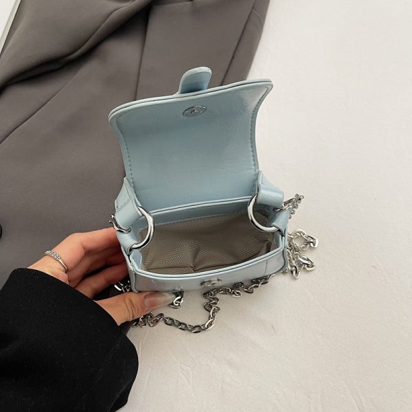 Korean-Style Mini Coin Purse Handbag for Women - 2025 High-End Single Shoulder Crossbody Saddle Bag