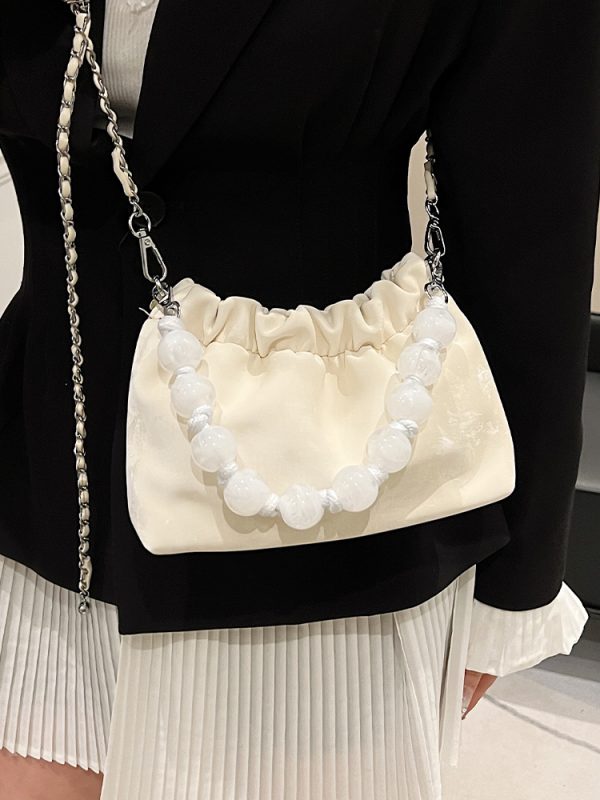 Korean-Style Minimalist Crossbody Bucket Handbag for Women - Versatile Fashionable Design for Commuting - Summer 2025 Collection