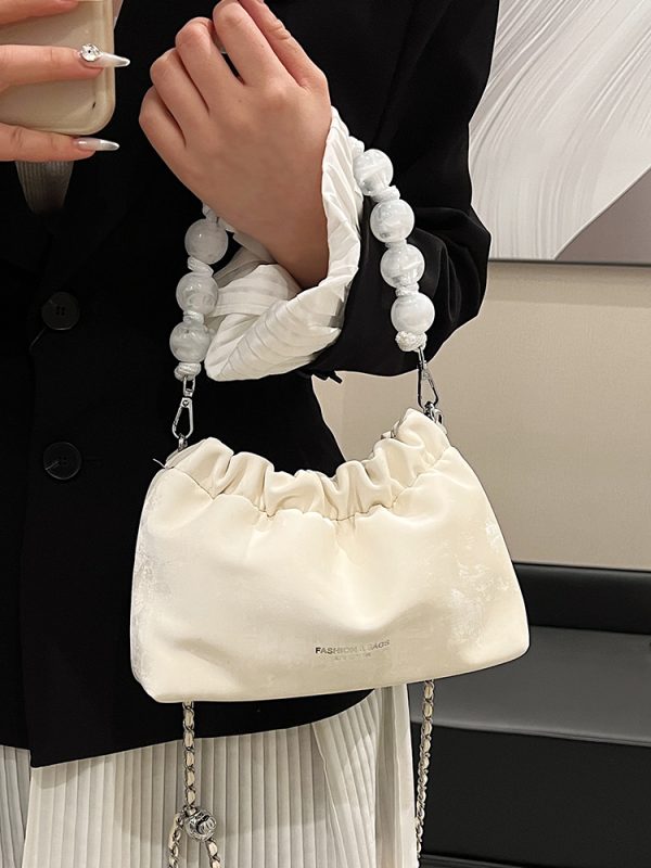 Korean-Style Minimalist Crossbody Bucket Handbag for Women - Versatile Fashionable Design for Commuting - Summer 2025 Collection