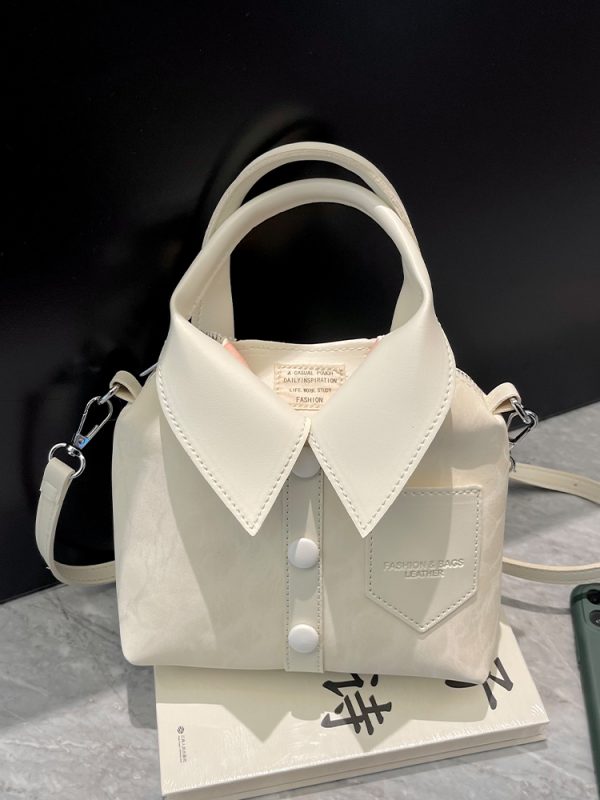 Korean-Style Minimalist Crossbody Handbag for Women, Trendy Casual Design 2025, Niche Personality Fashion Bag