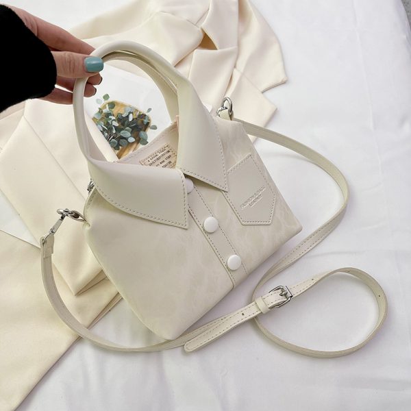 Korean-Style Minimalist Crossbody Handbag for Women, Trendy Casual Design 2025, Niche Personality Fashion Bag