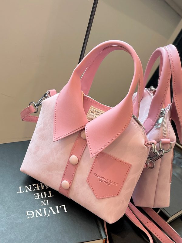 Korean-Style Minimalist Crossbody Handbag for Women, Trendy Casual Design 2025, Niche Personality Fashion Bag