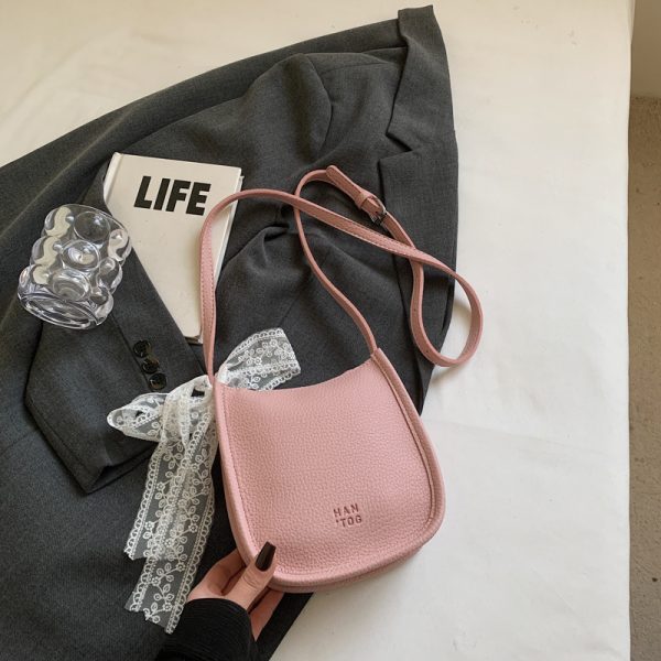 Korean Style Minimalist Fashion Bucket Bag for Women - Small Summer 2025 Crossbody Phone Bag