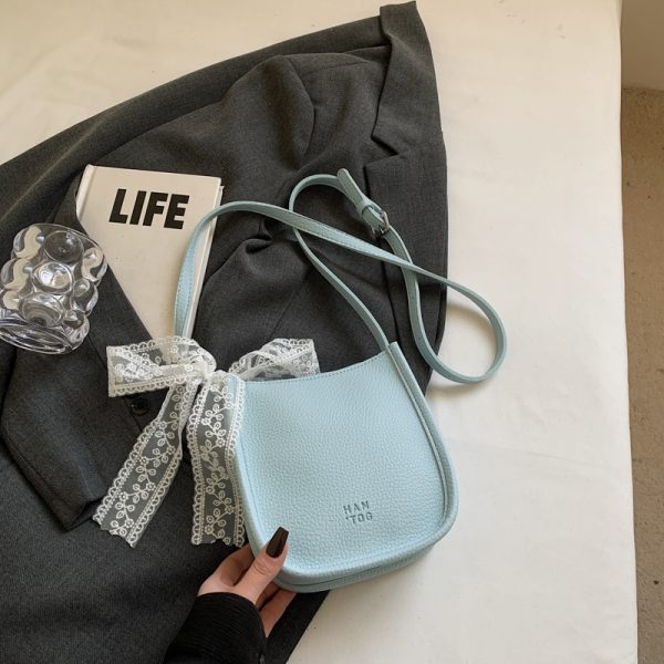 Korean Style Minimalist Fashion Bucket Bag for Women - Small Summer 2025 Crossbody Phone Bag