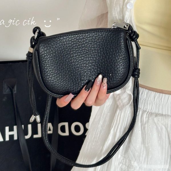 Korean-Style Minimalist Mini Shoulder Commuter Bag for Women - 2025 Summer Trendy Crossbody Small Square Bag