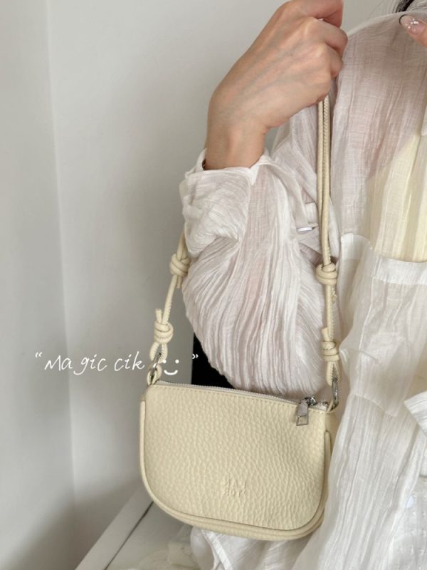 Korean-Style Minimalist Mini Shoulder Commuter Bag for Women - 2025 Summer Trendy Crossbody Small Square Bag