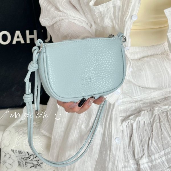 Korean-Style Minimalist Mini Shoulder Commuter Bag for Women - 2025 Summer Trendy Crossbody Small Square Bag