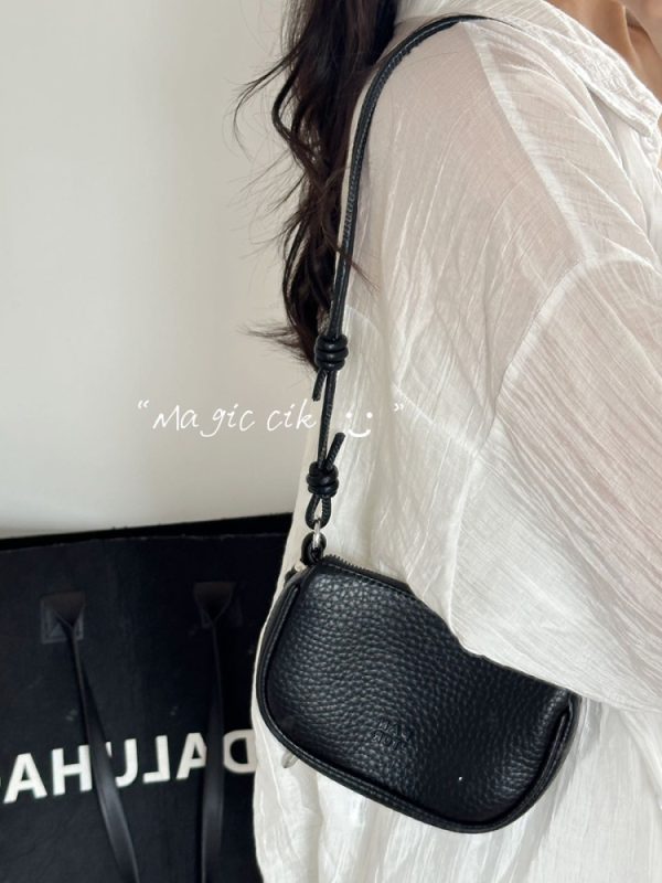 Korean-Style Minimalist Mini Shoulder Commuter Bag for Women - 2025 Summer Trendy Crossbody Small Square Bag