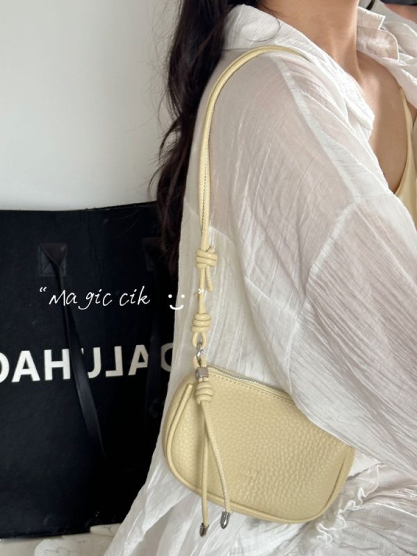Korean-Style Minimalist Mini Shoulder Commuter Bag for Women - 2025 Summer Trendy Crossbody Small Square Bag