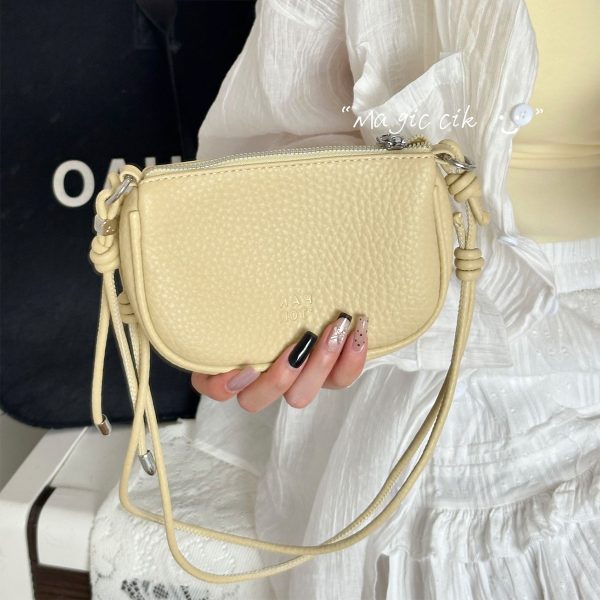 Korean-Style Minimalist Mini Shoulder Commuter Bag for Women - 2025 Summer Trendy Crossbody Small Square Bag