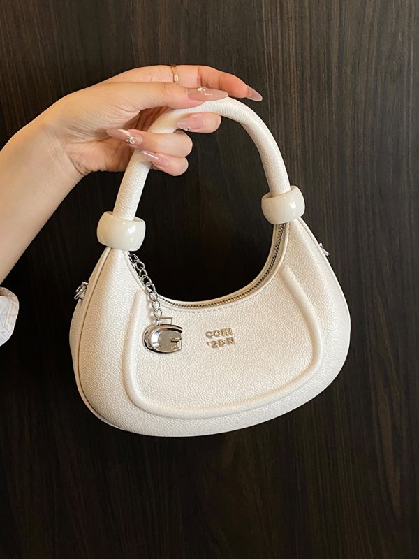 Korean-Style Minimalist Retro Handbag for Women - 2025 Summer Versatile Crossbody Dumpling Bag