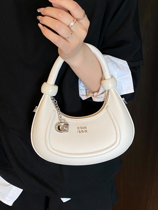 Korean-Style Minimalist Retro Handbag for Women - 2025 Summer Versatile Crossbody Dumpling Bag