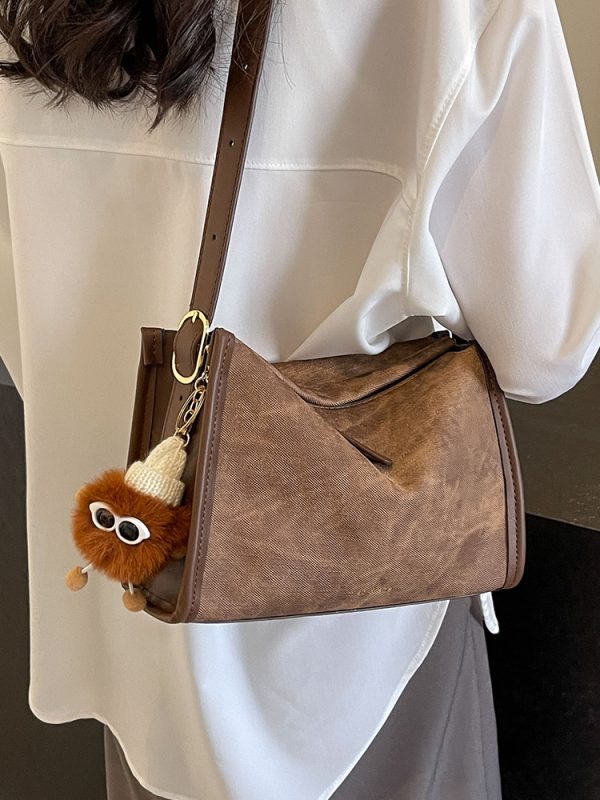 Korean-Style Minimalist Small Square Bag for Women - Cute Versatile 2025 Spring/Summer Fashion Shoulder Bag