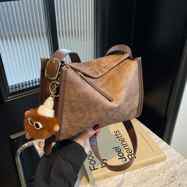 Korean-Style Minimalist Small Square Bag for Women - Cute Versatile 2025 Spring/Summer Fashion Shoulder Bag