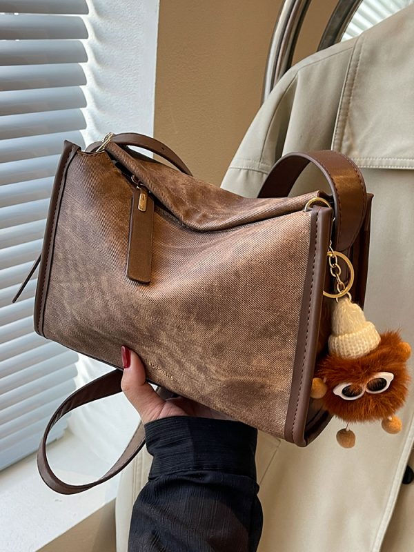Korean-Style Minimalist Small Square Bag for Women - Cute Versatile 2025 Spring/Summer Fashion Shoulder Bag