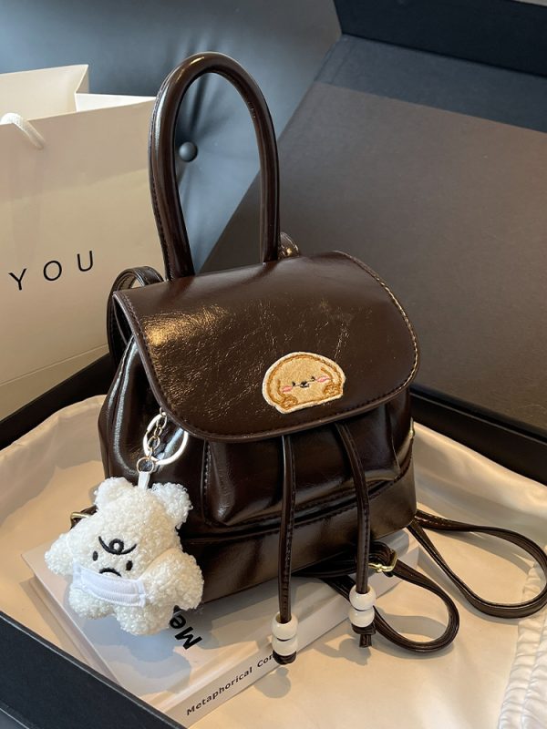Korean Style Retro Fashion Backpack - High-End Niche Crossbody Bag for Spring/Summer 2025