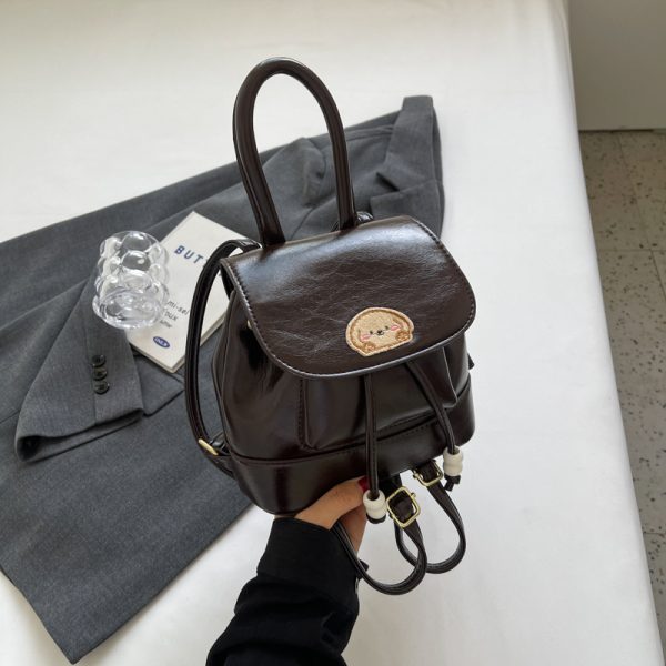 Korean Style Retro Fashion Backpack - High-End Niche Crossbody Bag for Spring/Summer 2025