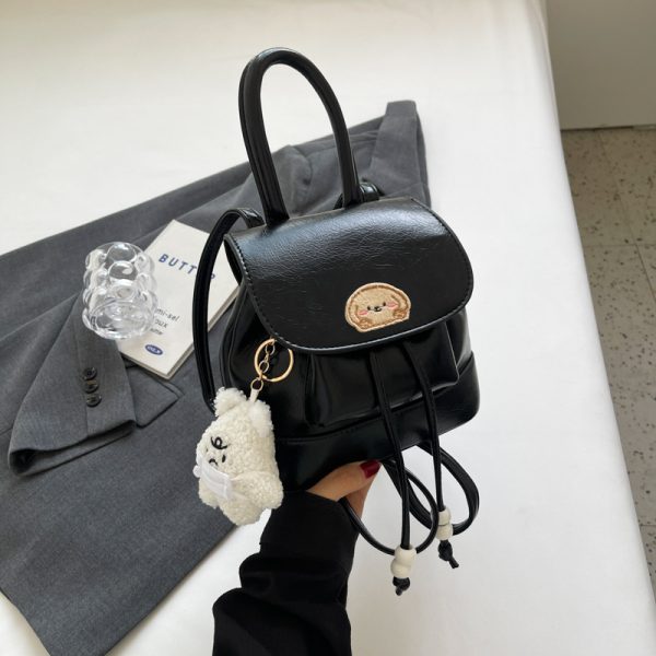 Korean Style Retro Fashion Backpack - High-End Niche Crossbody Bag for Spring/Summer 2025