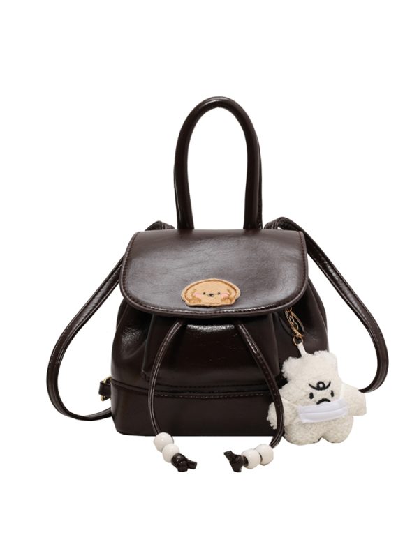 Korean Style Retro Fashion Backpack - High-End Niche Crossbody Bag for Spring/Summer 2025