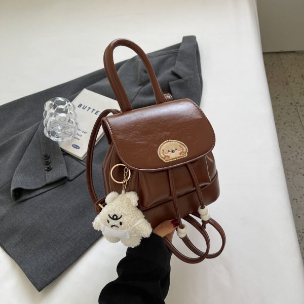 Korean Style Retro Fashion Backpack - High-End Niche Crossbody Bag for Spring/Summer 2025