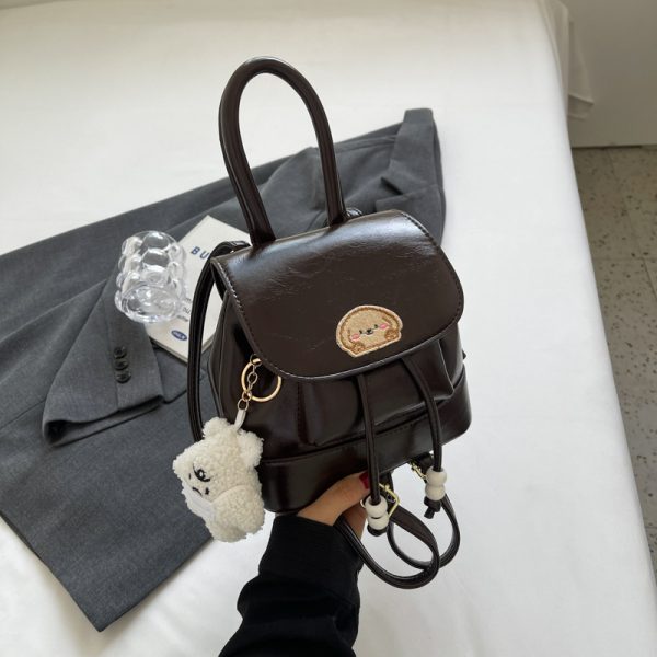 Korean Style Retro Fashion Backpack - High-End Niche Crossbody Bag for Spring/Summer 2025