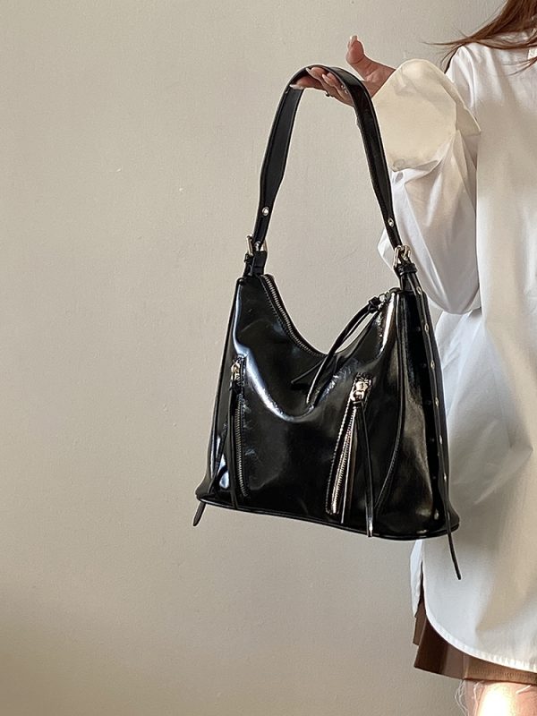 Korean Style Retro Large Capacity Tote Bag - Versatile Women's Shoulder & Crossbody Bag for Everyday Use