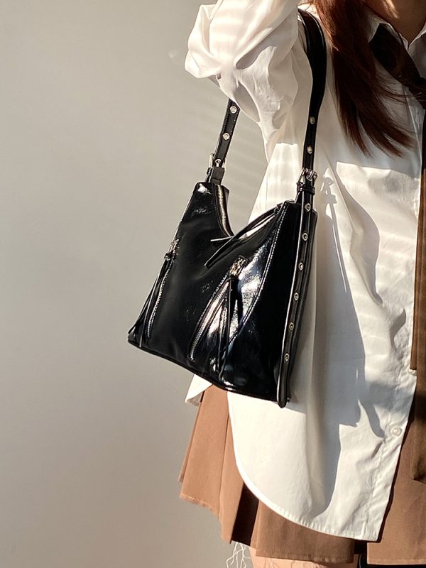 Korean Style Retro Large Capacity Tote Bag - Versatile Women's Shoulder & Crossbody Bag for Everyday Use