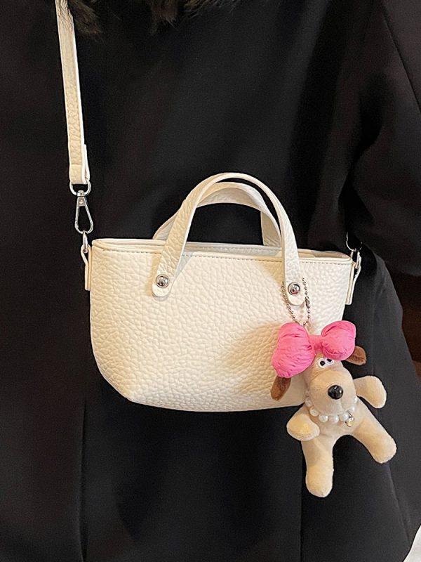 Korean-Style Versatile Shoulder Handbag for Women - 2025 Summer High-End Crossbody Small Bucket Bag
