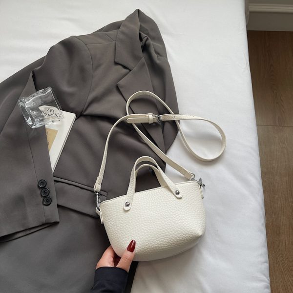 Korean-Style Versatile Shoulder Handbag for Women - 2025 Summer High-End Crossbody Small Bucket Bag