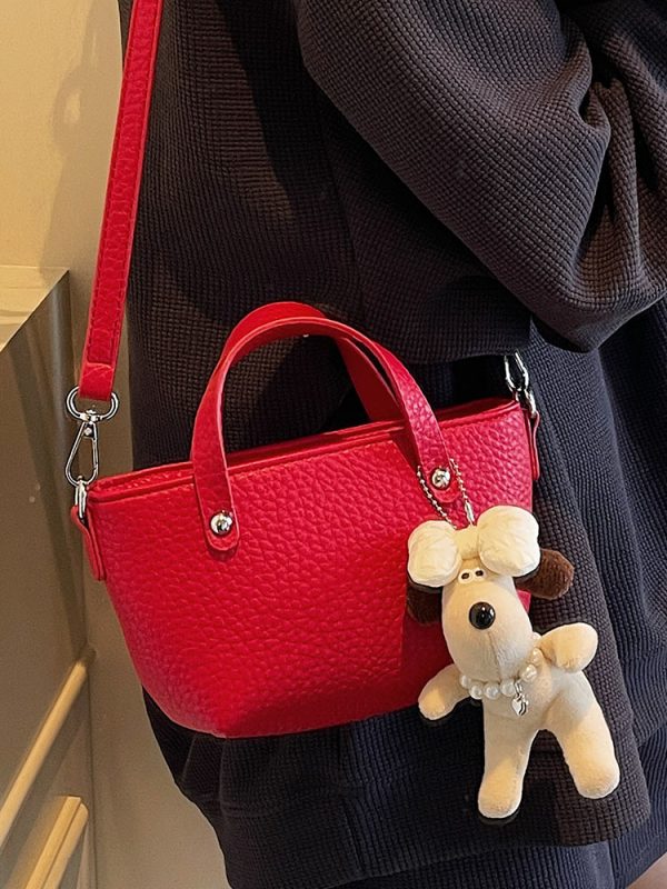 Korean-Style Versatile Shoulder Handbag for Women - 2025 Summer High-End Crossbody Small Bucket Bag